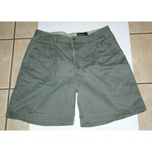 Eddie Bauer chino shorts mens 32 x 8 brown